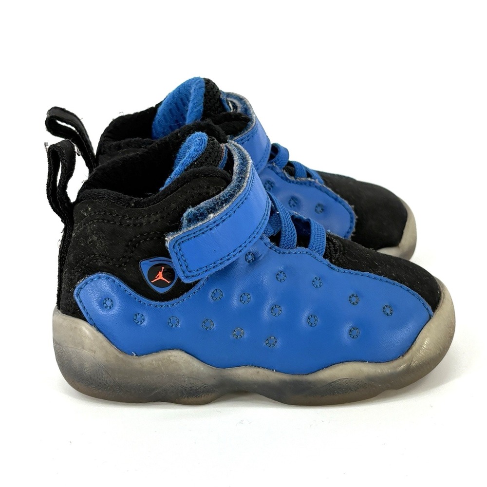 Jordan Jumpman Sneaker Toddler 6C Blue Leather High Top 861434-400